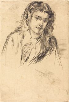 Fumette's Bent Head, 1859. Creator: James Abbott McNeill Whistler