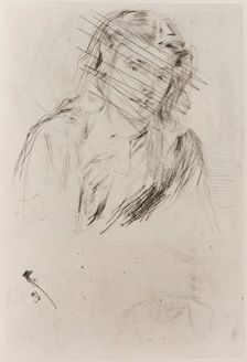 Fumette's Bent Head, 1859. Creator: James Abbott McNeill Whistler