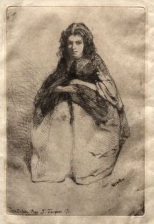 Fummette, 1858. Creator: James McNeill Whistler (American, 1834-1903)