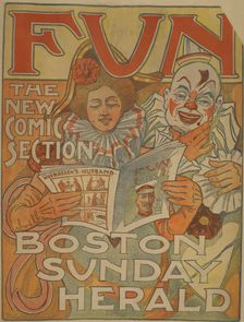 Fun the new comic section. Boston Sunday herald, c1893 - 1897. Creator: Unknown