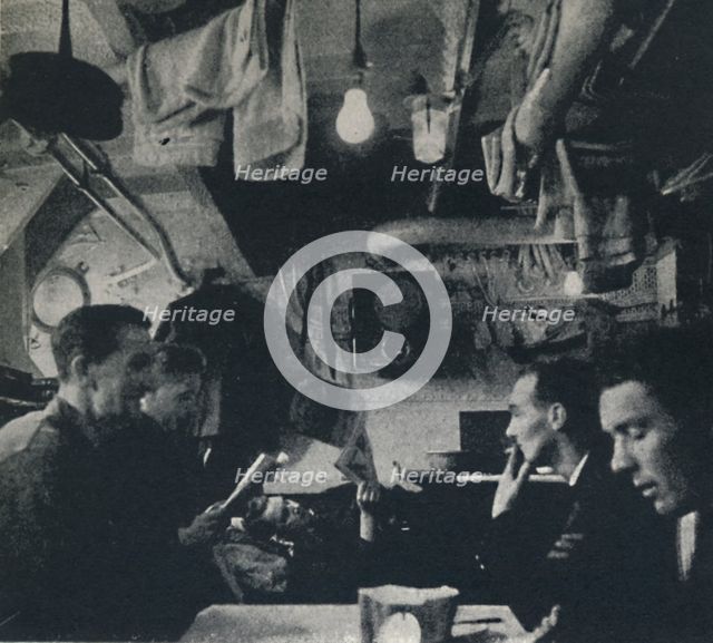 'Functional use of space on the mess deck', 1941. Artist: Cecil Beaton.