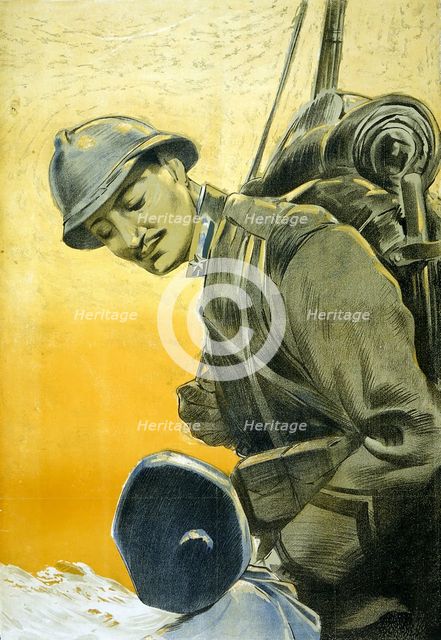 Fundraising campaign by the Banco di Roma, 1917. 