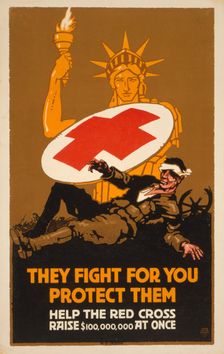 Fundraising Poster for the Red Cross, 1917