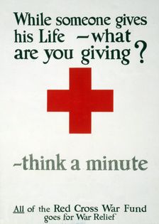Fundraising Poster for the Red Cross, 1917
