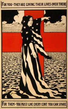 Fundraising Poster for the Red Cross, 1918