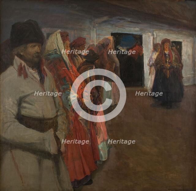 Funeral, 1904. Creator: Stanislaw Kuczborski.