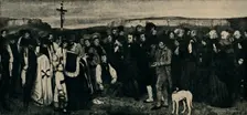 Funeral at Ornans c1850, (1935). Creator: Giraudon