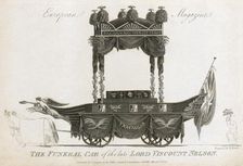 Funeral car of Admiral Lord Nelson, 1806. Artist: Samuel Rawle