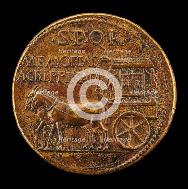 Funeral Car [reverse]. Creator: Giovanni da Cavino.