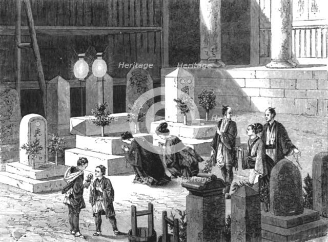 'Funeral Ceremonies; A European Sojourn in Japan', 1875. Creator: Unknown.