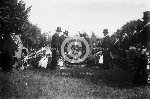 Funeral ceremony, Malmö, Sweden, 1932. Creator: Unknown.