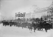 Funeral cortege for King Leopold, Belgium, 1910. Creator: Bain News Service