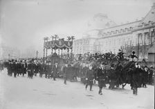 Funeral cortege for King Leopold, Belgium, 1910. Creator: Bain News Service