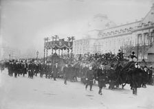 Funeral cortege for King Leopold, Belgium, 1910. Creator: Bain News Service