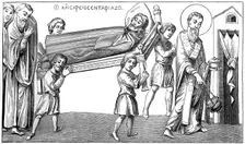 Funeral in St Césaire, 9th century (1849)