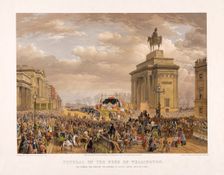 Funeral of the Duke of Wellington, 18th November 1852, pub. 1853. Creator: Louis Haghe (1806 - 1885) after