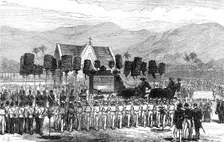 Funeral of the King of the Sandwich Islands, 1874. Creator: Unknown
