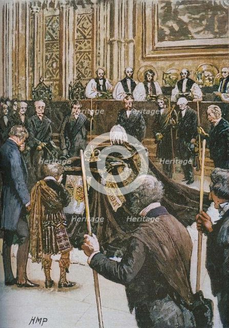 'Funeral of the Prince Consort', c1890. Creator: Henry Marriott Paget.