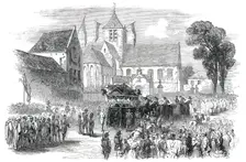 Funeral of the Queen of the Belgians - the Procession, 1850. Creator: Unknown