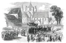 Funeral of the Queen of the Belgians - the Procession, 1850. Creator: Unknown