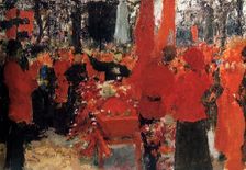 Funeral of the Revolutionaries, 1905 c1900-1930. Artist: Il'ya Repin