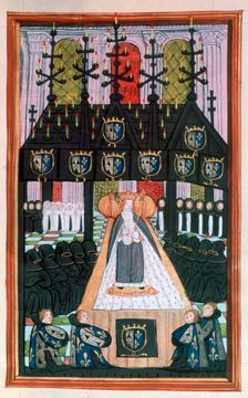 Funeral of Anne of Britanny, Notre Dame, Paris, 1514, (16th century)