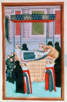 Funeral of Anne of Britanny, Paris, 1514, (16th century)