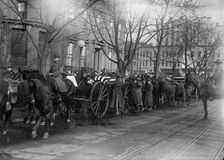 Funeral of Augustus Peabody Gardner, 1918. Creator: Harris & Ewing