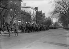 Funeral of Augustus Peabody Gardner, 1918. Creator: Harris & Ewing