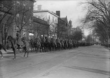 Funeral of Augustus Peabody Gardner, 1918. Creator: Harris & Ewing