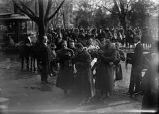 Funeral of Augustus Peabody Gardner, 1918. Creator: Harris & Ewing