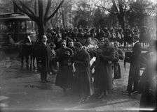 Funeral of Augustus Peabody Gardner, 1918. Creator: Harris & Ewing