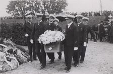 Funeral of Captain Liljeberg and Nils Uttergård, Sweden, 1932. Artist: Otto Ohm