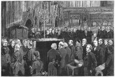 Funeral of Charles Darwin, English naturalist, 1882. Creator: Unknown