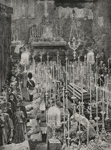 Funeral of Empress Elisabeth (1837-1898), Empress consort of Austria, Vienna, Austria, 1898. Creator: Unknown