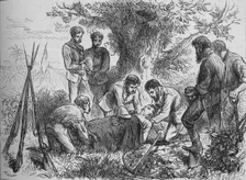 Funeral of Eyre c1880. Artist: Joseph Swain