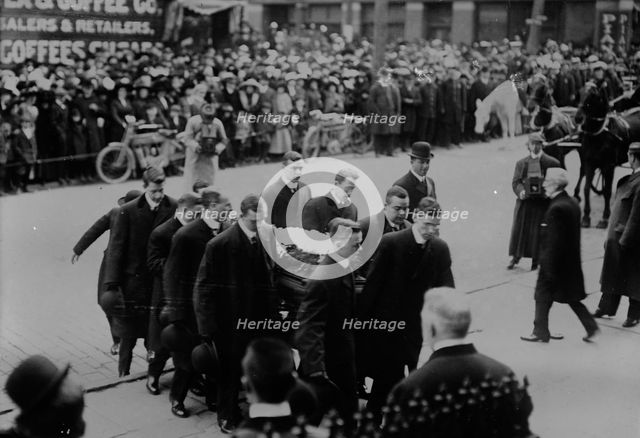 Funeral of J.S. Sherman, 1912. Creator: Bain News Service.