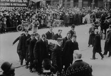 Funeral of J.S. Sherman, 1912. Creator: Bain News Service