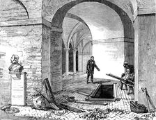 Funeral of Lord Napier of Magdala: The Crypt of St. Paul’s Cathedral, 1890. Creator: Unknown