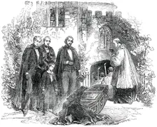 Funeral of Louis-Philippe...at Weybridge..., 1850. Creator: Unknown