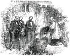 Funeral of Louis-Philippe...at Weybridge..., 1850. Creator: Unknown