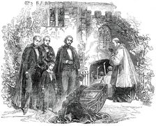 Funeral of Louis-Philippe...at Weybridge..., 1850. Creator: Unknown