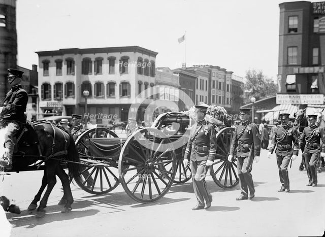 Funeral of P. Ezequial [sic], E.E. And M.P. from Venezuela, 1914. Creator: Harris & Ewing.