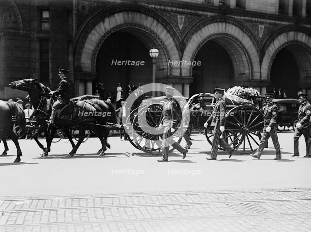 Funeral of P. Ezequial [sic] Rojas, E.E. And M.P. from Venezuela, 1914. Creator: Harris & Ewing.