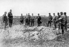 Funeral on the Western Front, First World War, 1916, (c1920)