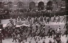 Funeral procession of King Edward VII, Whitehall, London, 20 May 1910. Creator: Unknown