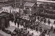Funeral procession of King Edward VII, Whitehall, London, 20 May 1910. Creator: Unknown