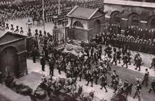 Funeral procession of King Edward VII, Whitehall, London, 20 May 1910. Creator: Unknown