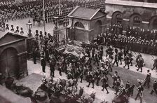 Funeral procession of King Edward VII, Whitehall, London, 20 May 1910. Creator: Unknown
