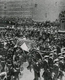 Funeral procession of King Edward VII, Windsor, 20 May 1910. Creator: Unknown